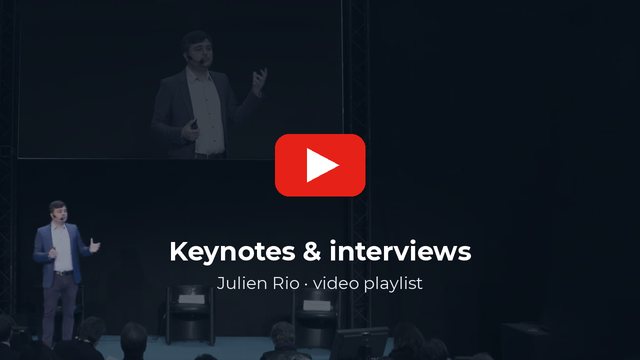 Julien Rio keynote and interview videos