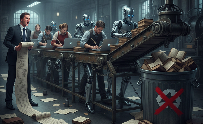 Marketing teams creating content that goes to waste