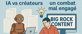 JulienRio.com - IA et cr&eacute;ateurs : repenser le combat &agrave; l&rsquo;&egrave;re du Big Rock Content